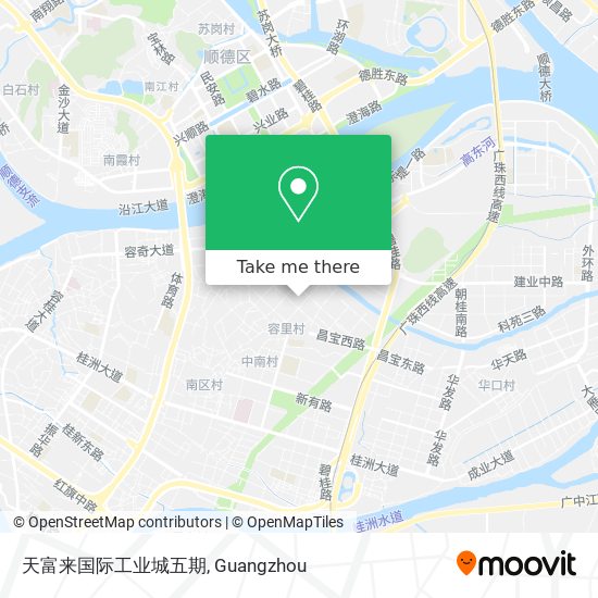 天富来国际工业城五期 map