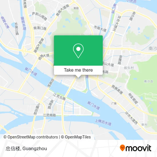 忠信楼 map