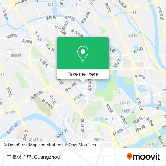 广域双子星 map