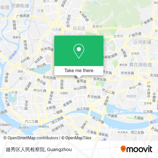 越秀区人民检察院 map