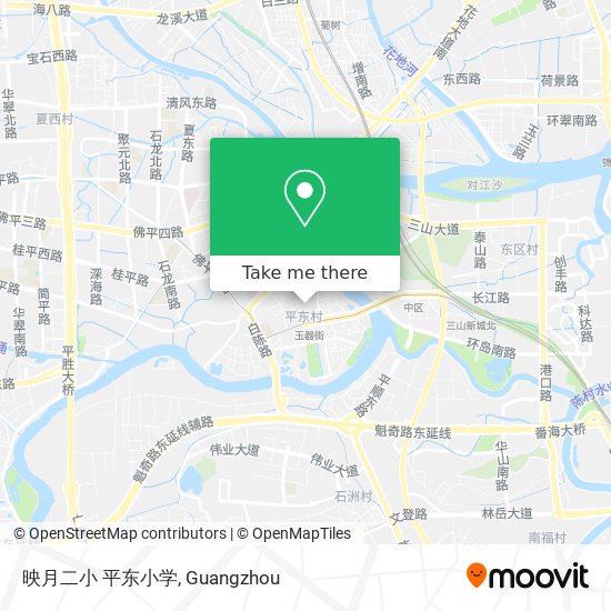 映月二小 平东小学 map