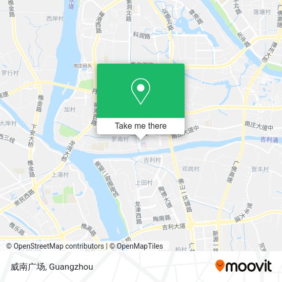 威南广场 map