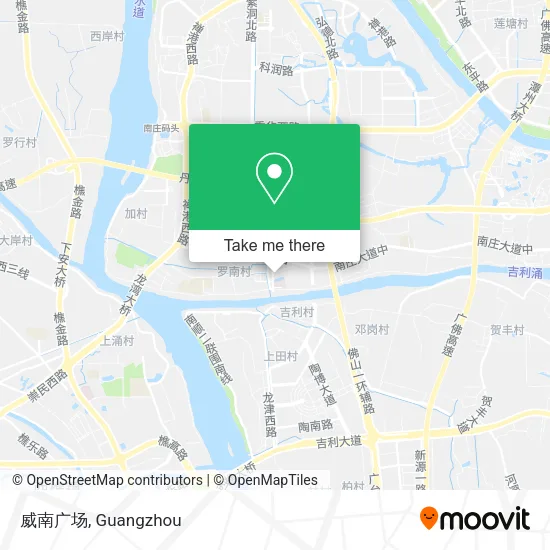 威南广场 map