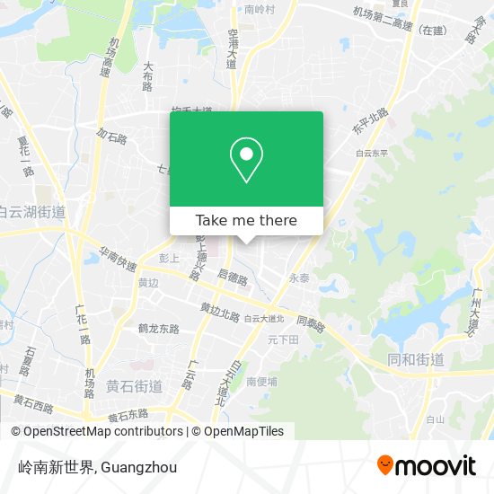 岭南新世界 map