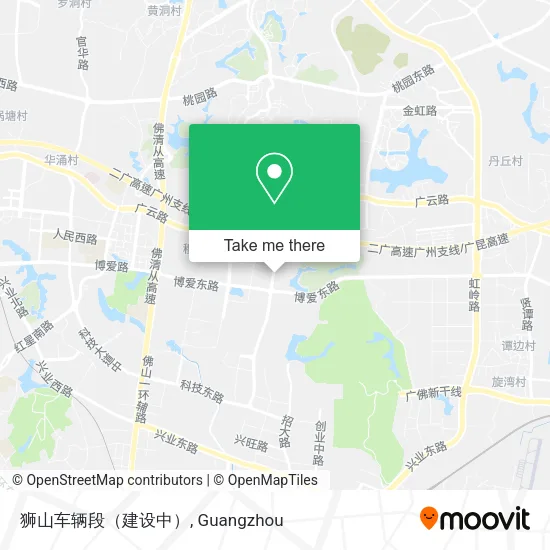 狮山车辆段（建设中） map