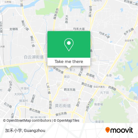 加禾小学 map