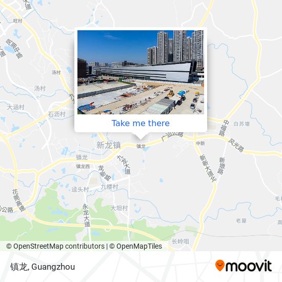 镇龙 map