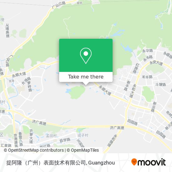 提阿隆（广州）表面技术有限公司 map