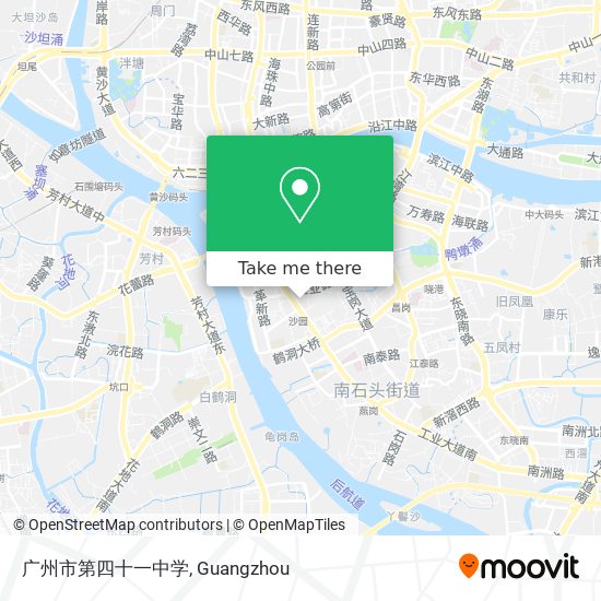 广州市第四十一中学 map