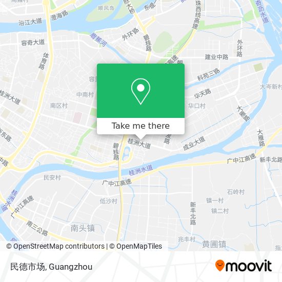 民德市场 map
