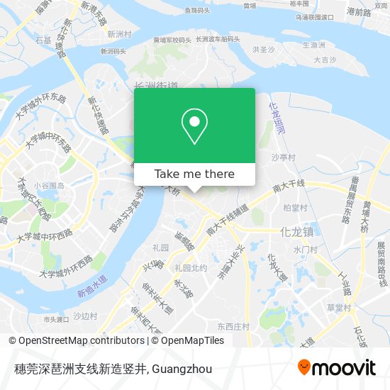 穗莞深琶洲支线新造竖井 map