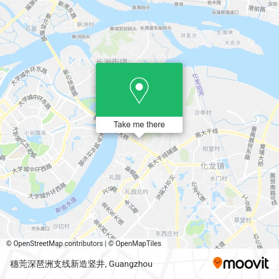 穗莞深琶洲支线新造竖井 map