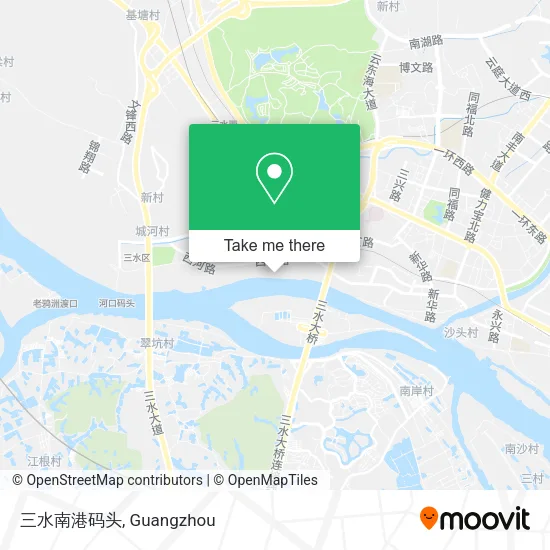 三水南港码头 map