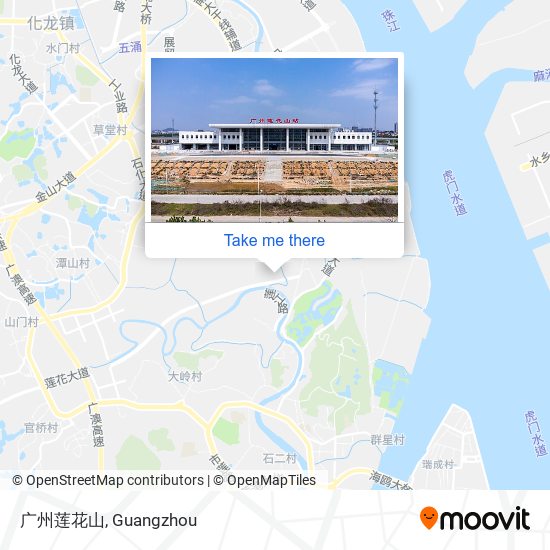 广州莲花山 map