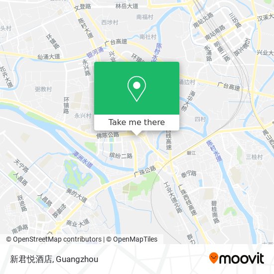 新君悦酒店 map