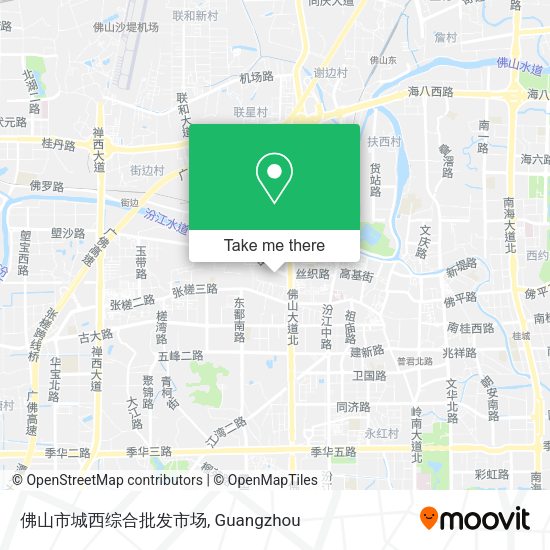 佛山市城西综合批发市场 map