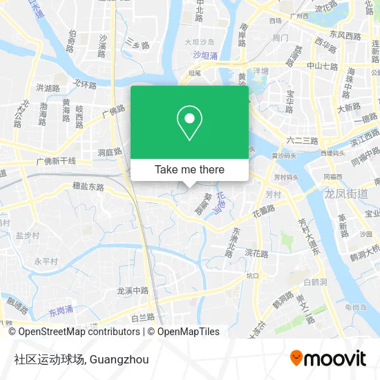 社区运动球场 map
