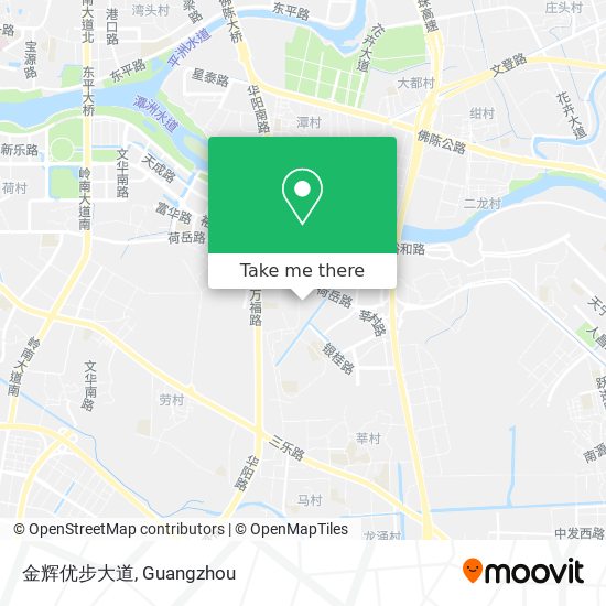 金辉优步大道 map