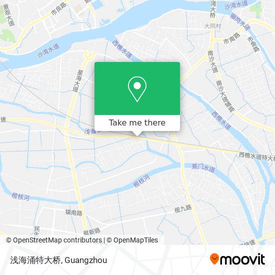 浅海涌特大桥 map