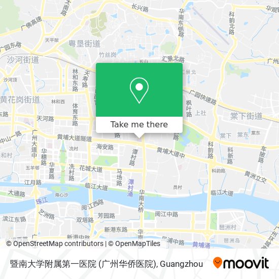 暨南大学附属第一医院 (广州华侨医院) map