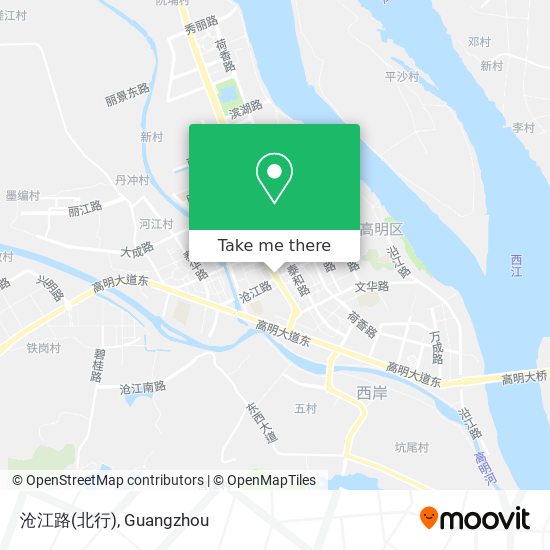 沧江路(北行) map