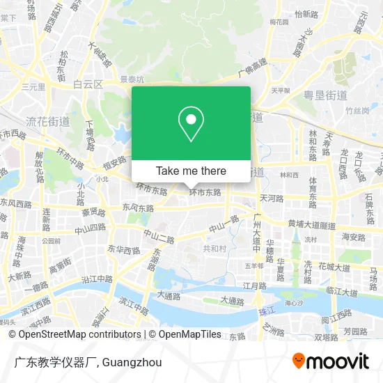广东教学仪器厂 map