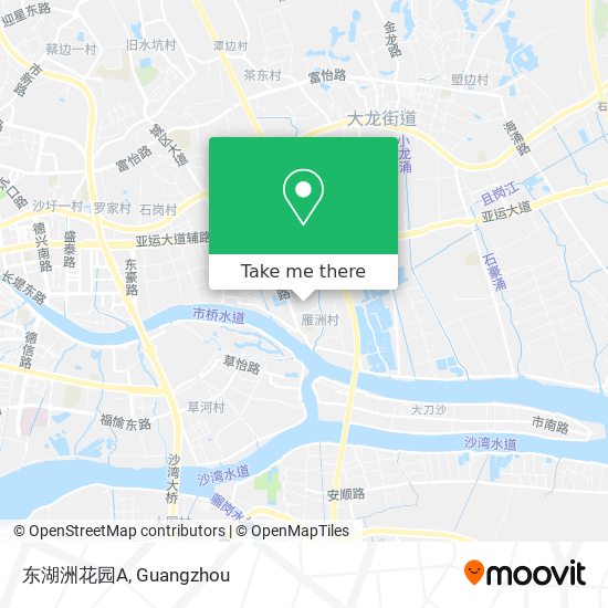 东湖洲花园A map