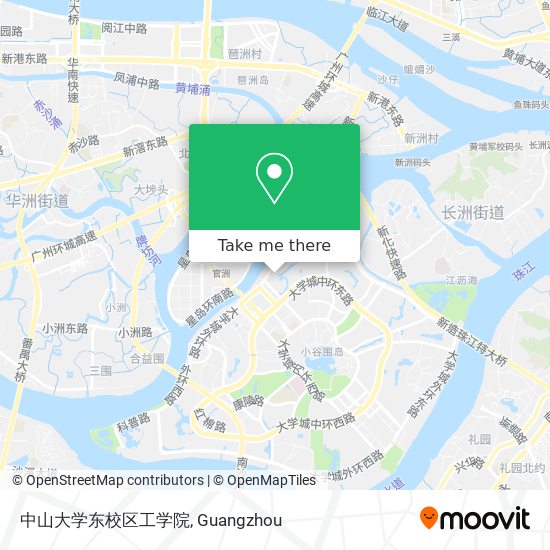 中山大学东校区工学院 map