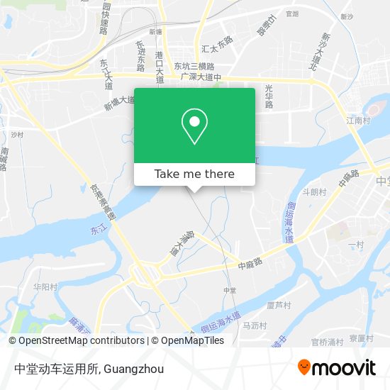 中堂动车运用所 map