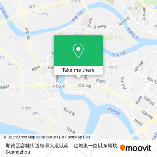 顺德区容桂街道桂洲大道以南、穗城纵一路以东地块 map
