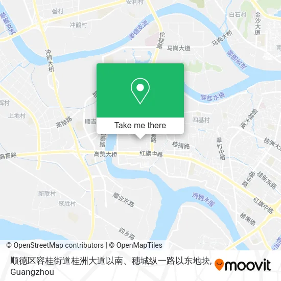 顺德区容桂街道桂洲大道以南、穗城纵一路以东地块 map