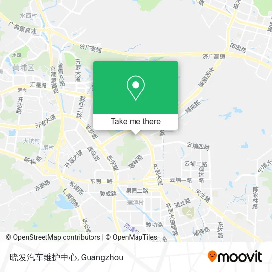 晓发汽车维护中心 map