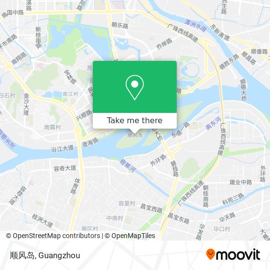 顺风岛 map