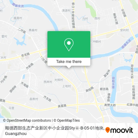 顺德西部生态产业新区中小企业园Styⅲ-B-05-01地块 map
