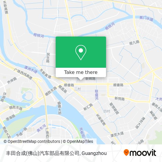 丰田合成(佛山)汽车部品有限公司 map