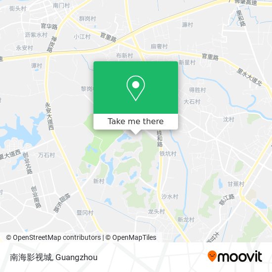 南海影视城 map