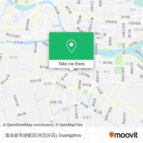嘉业超市连锁店(河滨分店) map