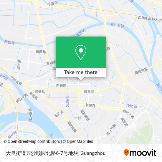 大良街道五沙顺园北路6-7号地块 map