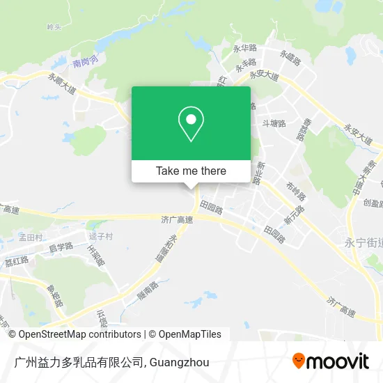 广州益力多乳品有限公司 map