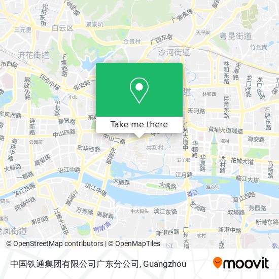 中国铁通集团有限公司广东分公司 map
