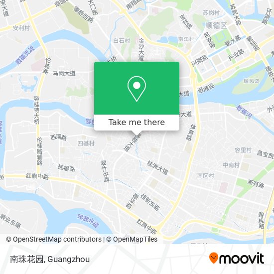 南珠花园 map