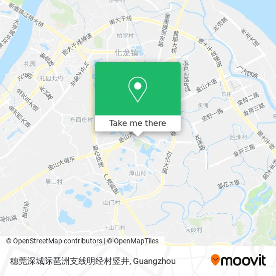 穗莞深城际琶洲支线明经村竖井 map