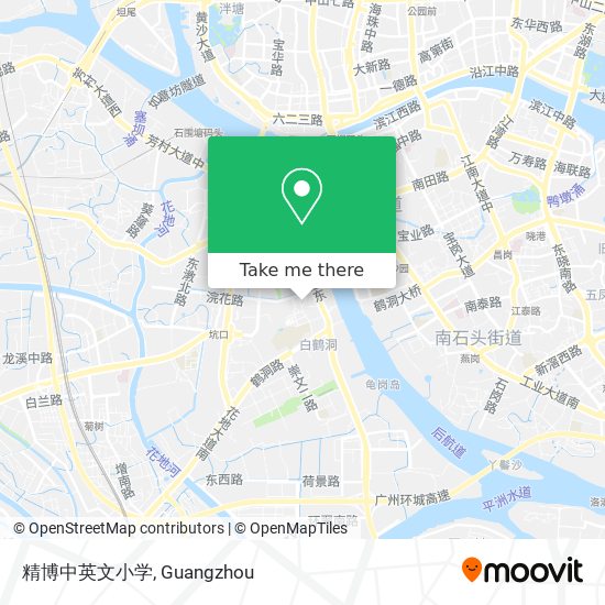 精博中英文小学 map