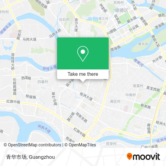 青华市场 map