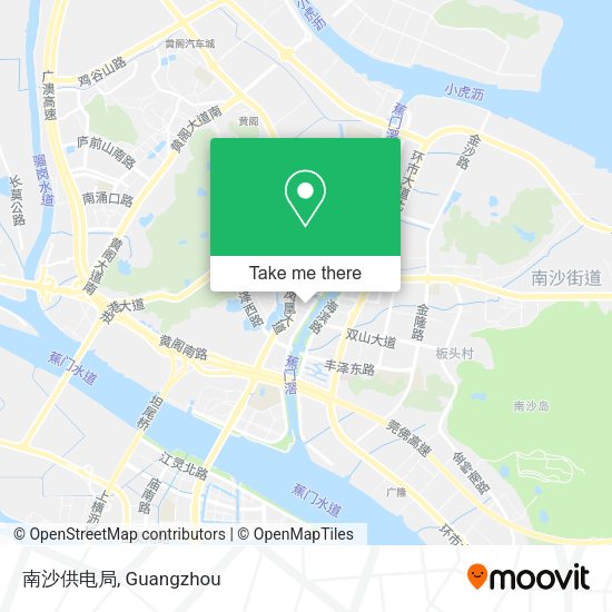 南沙供电局 map