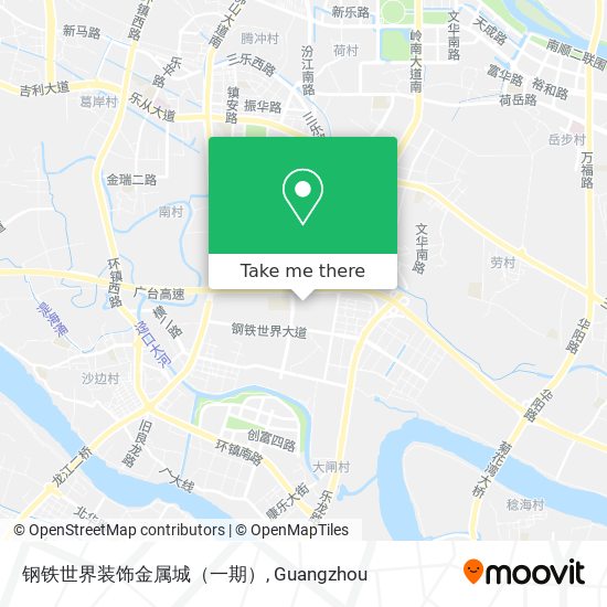 钢铁世界装饰金属城（一期） map