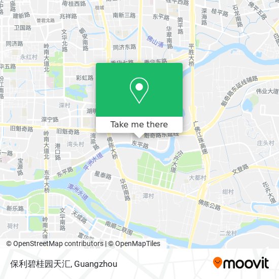 保利碧桂园天汇 map