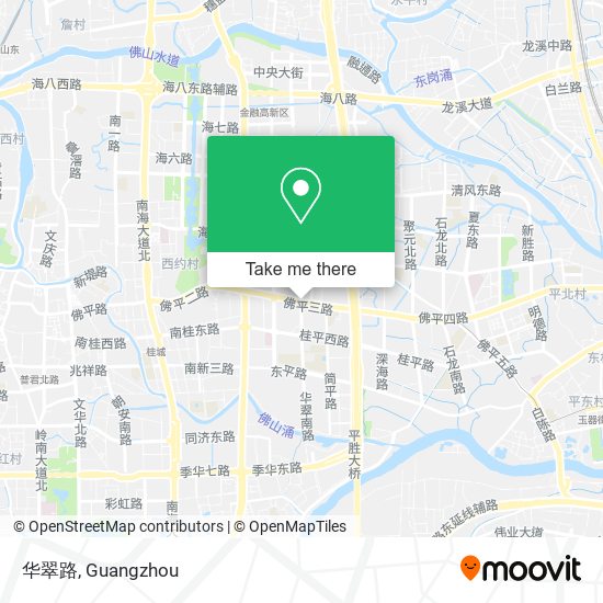 华翠路 map