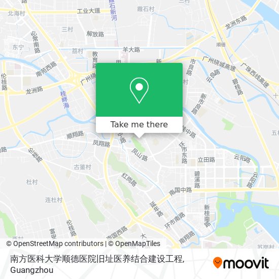 南方医科大学顺德医院旧址医养结合建设工程 map