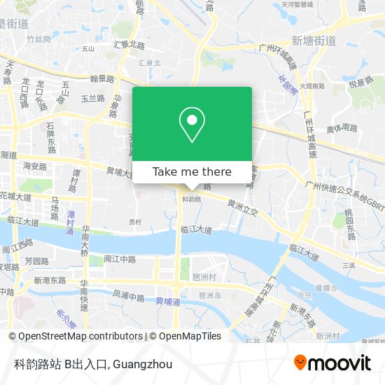 科韵路站 B出入口 map